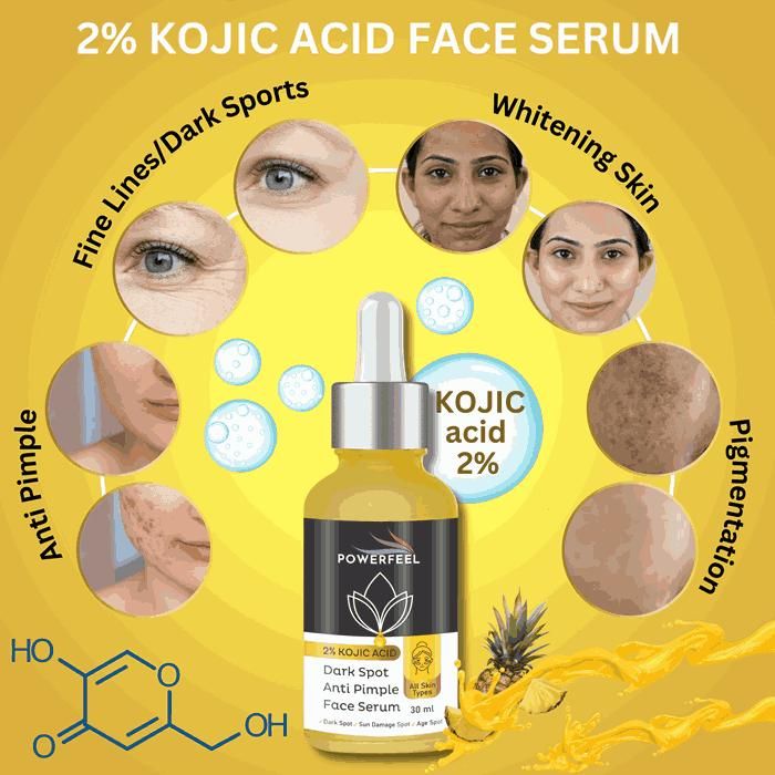 2% Kojic Dark Spot Anti Pimple Face Serum 30Ml